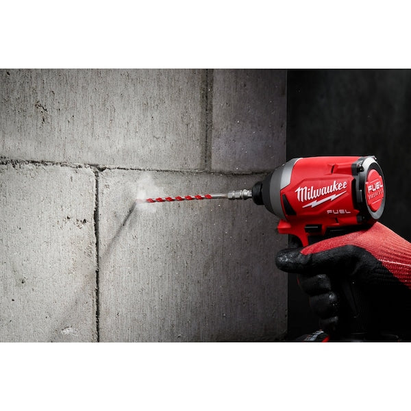 3/16 in. x 6 in. SHOCKWAVE Carbide Hammer Drill Bit for Concrete Screws