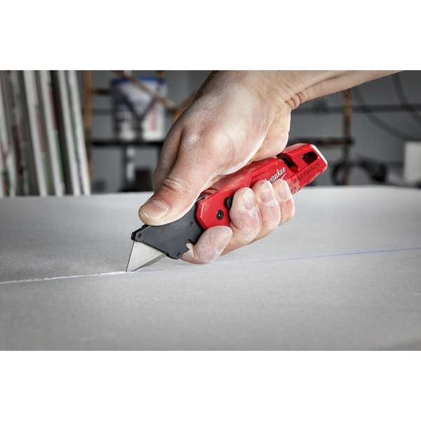 FASTBACK Folding Utility Knife with Blade Storage and 50 pc. Blades