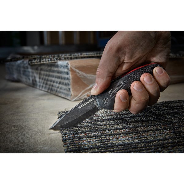 3â HARDLINE Smooth Blade Pocket Knife