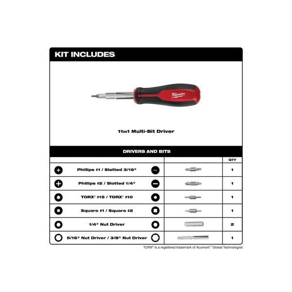 11in1 Screwdriver SQ