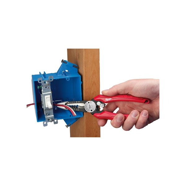Wire Stripper, Overall Length 7 3/4 in, Capacity 20 to 10 AWG, Alloy Steel