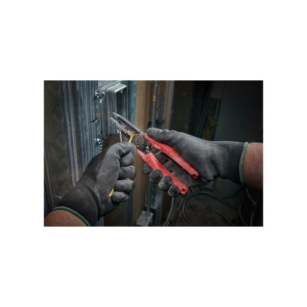 Wire Stripper, Overall Length 7 3/4 in, Capacity 20 to 10 AWG, Alloy Steel