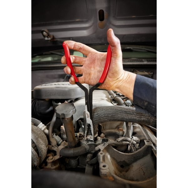 13 in. Long Reach 45-Degree Nose Pliers