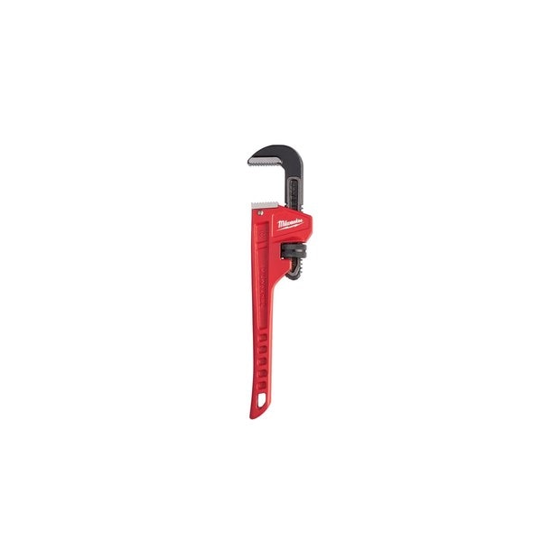 10 in L 1 1/2 in Cap. Alloy Steel Straight Pipe Wrench