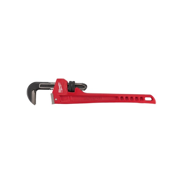 18 in L 2 1/2 in Cap. Alloy Steel Straight Pipe Wrench