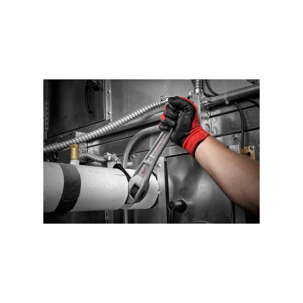 14 in L 2 in Cap. Aluminum Straight Pipe Wrench