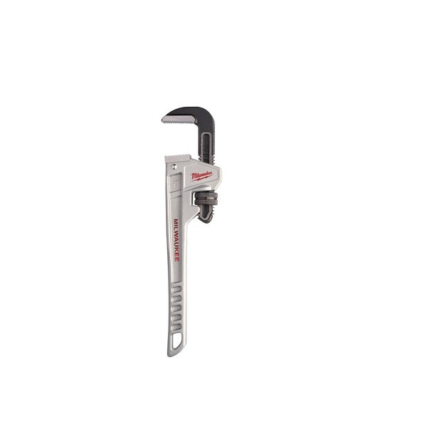 12 in L 2 in Cap. Aluminum Straight Pipe Wrench