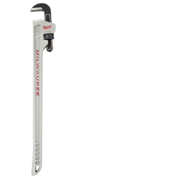 18 in L 1 1/2 in Cap. Aluminum Straight Pipe Wrench