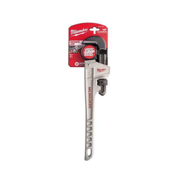 14 in L 2 in Cap. Aluminum Straight Pipe Wrench