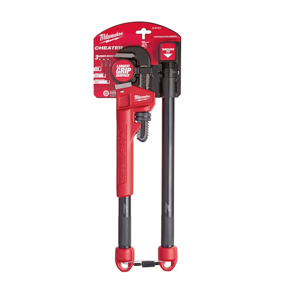 24 in L 2 1/2 in Cap. Alloy Steel Straight Pipe Wrench