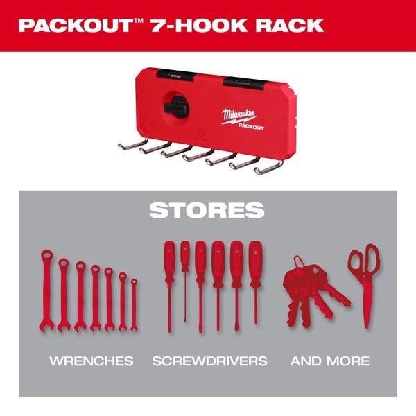 PACKOUT 7-Hook Rack