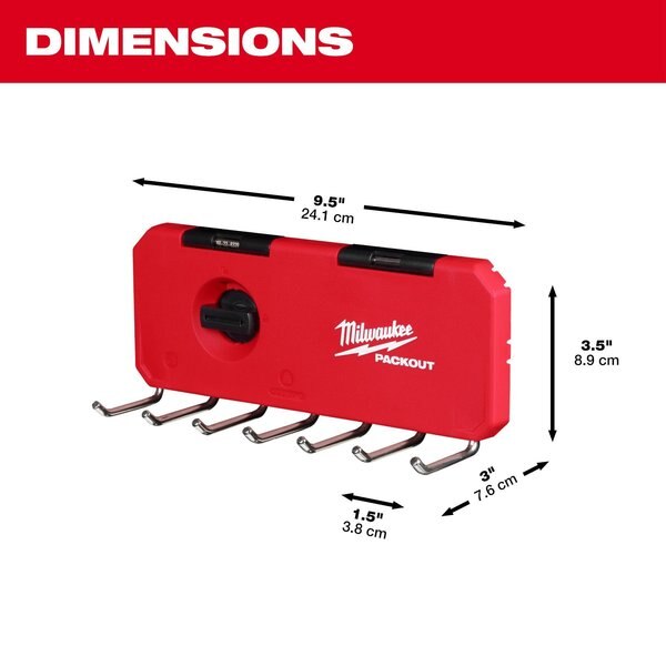 PACKOUT 7-Hook Rack