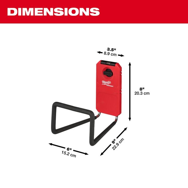 Wide Hook for PACKOUT Wall-Mounted Storage