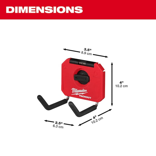 4 in. Straight Hook for PACKOUT Wall-Mounted Storage