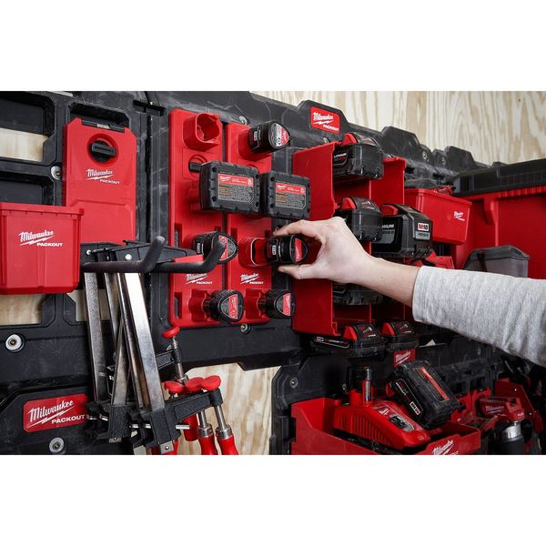 M12 Battery Rack for PACKOUT Wall-Mounted Storage