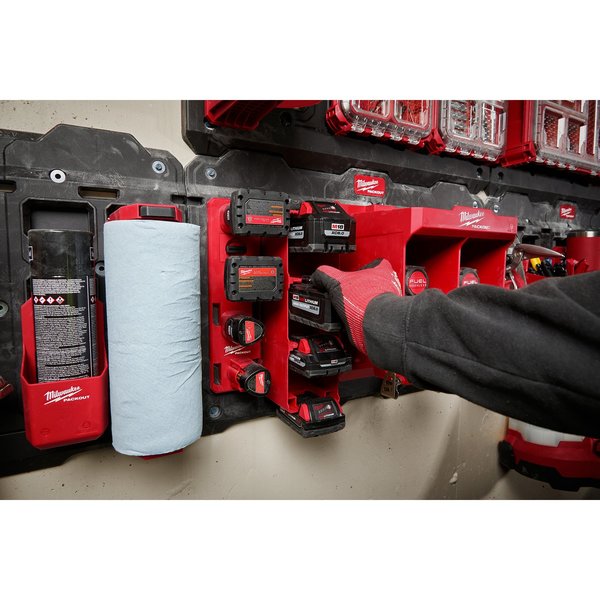 M18 Battery Rack for PACKOUT Wall-Mounted Storage