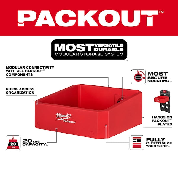 Compact Shelf for PACKOUT Wall-Mounted Storage