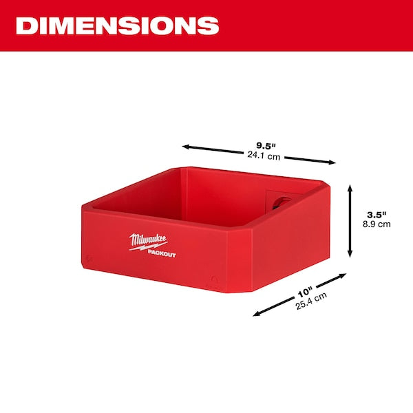 Compact Shelf for PACKOUT Wall-Mounted Storage