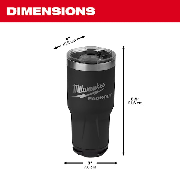 PACKOUT 30oz Tumbler - Black