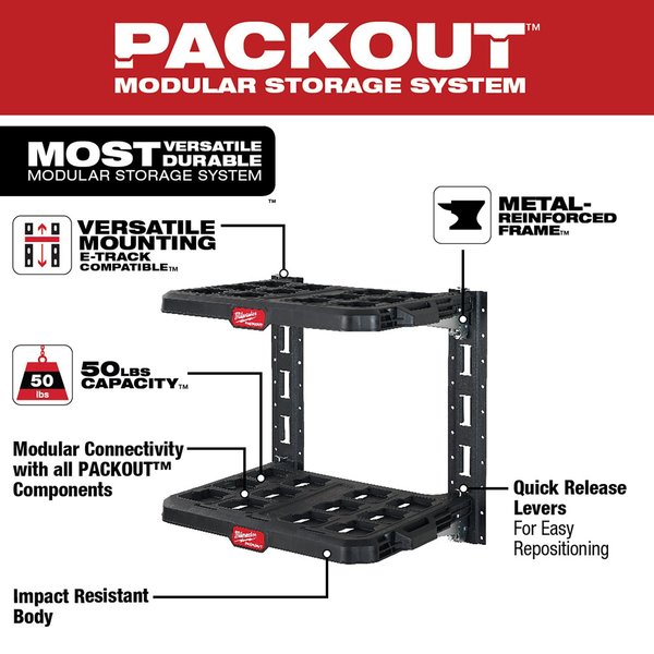 PACKOUT 2-Shelf Racking Kit