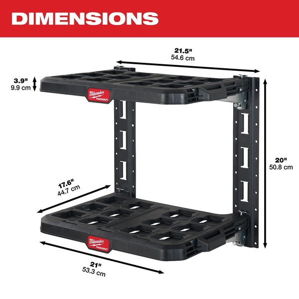 PACKOUT 2-Shelf Racking Kit