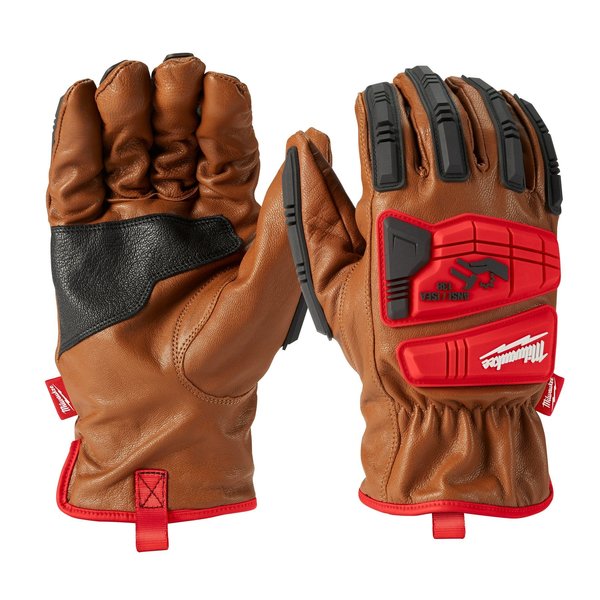 Impact Cut Level 3 Goatskin Leather Gloves - Medium