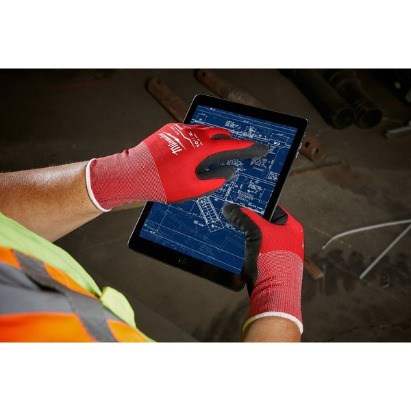 Cut Level 1 Nitrile Dipped Gloves - Large (12 Pairs)
