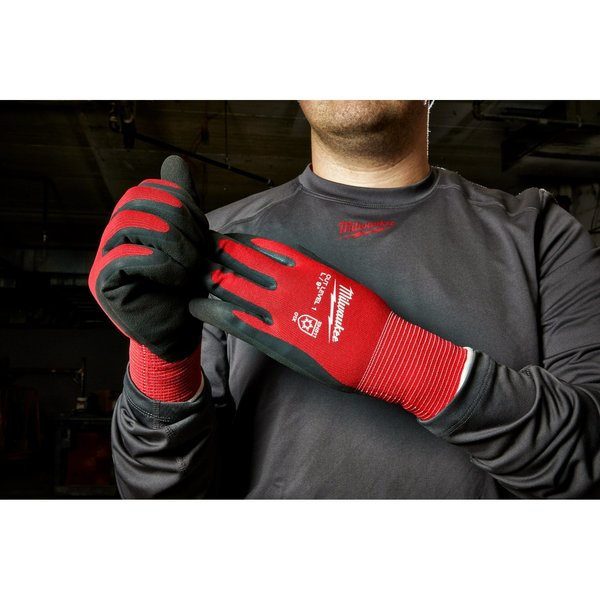 Level 1 Cut Resistant Latex Dipped Insulated Winter Gloves - 2X-Large (12 pair)