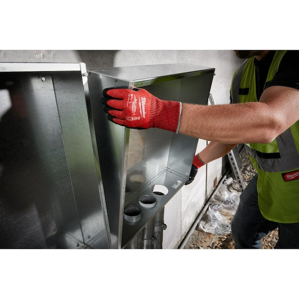 Level 4 Cut Resistant Nitrile Dipped Gloves - Medium (12 pair)