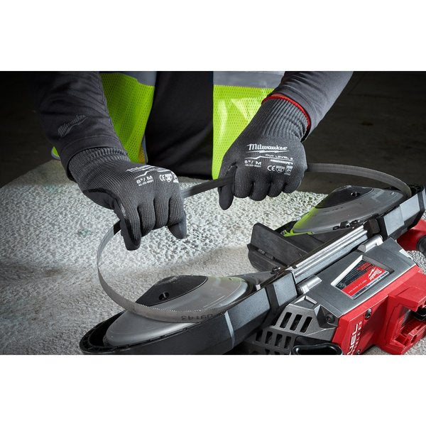 Level 5 Cut Resistant Nitrile Dipped Gloves - Large (12 pair)