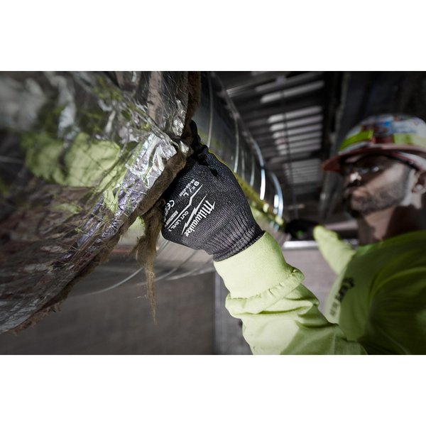 Level 5 Cut Resistant Nitrile Dipped Gloves - Large (12 pair)