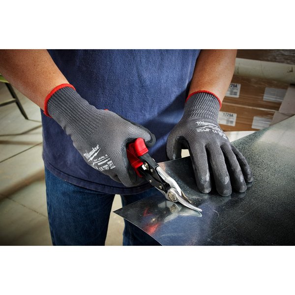 Level 5 Cut Resistant Nitrile Dipped Gloves - Large (12 pair)