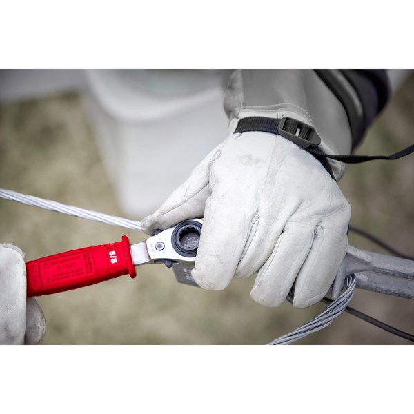 Linemanâs 4in1 Insulated Ratcheting Box Wrench