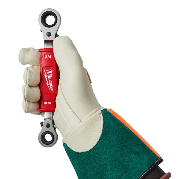 Linemanâs 4in1 Insulated Ratcheting Box Wrench