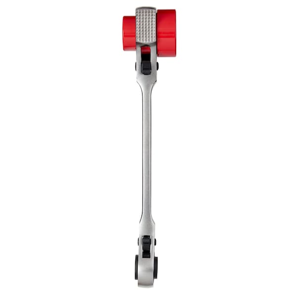 Lineman's 5in1 Ratcheting Wrench with Milled Strike Face