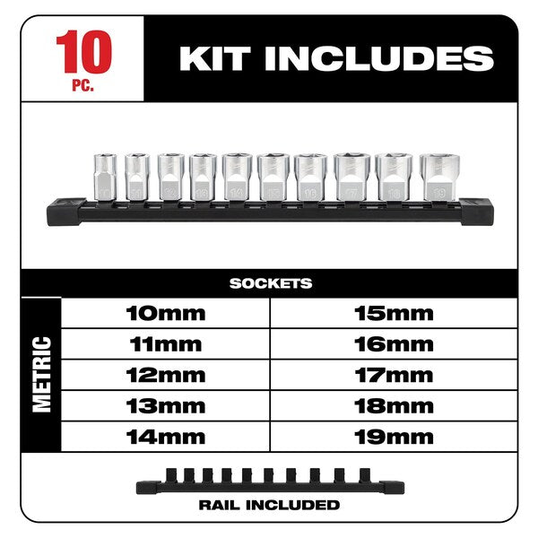 10pc 3/8