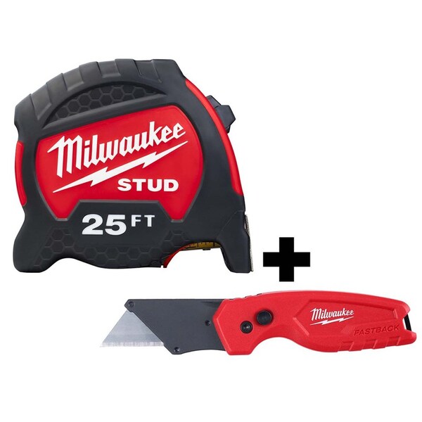 Tape Measure, w/Utility Knife