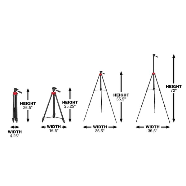 72 in. Laser Tripod