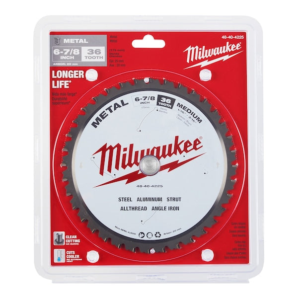 6 7/8 in. 36 Tooth Metal Cutting Circular Saw Blade (20mm Arbor)