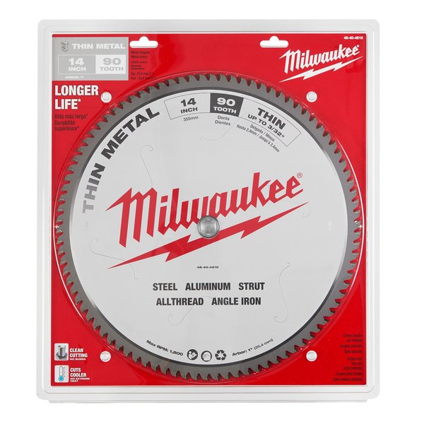 14 in Thin Metal Cutting Circular Saw Blade (1 in Arbor)