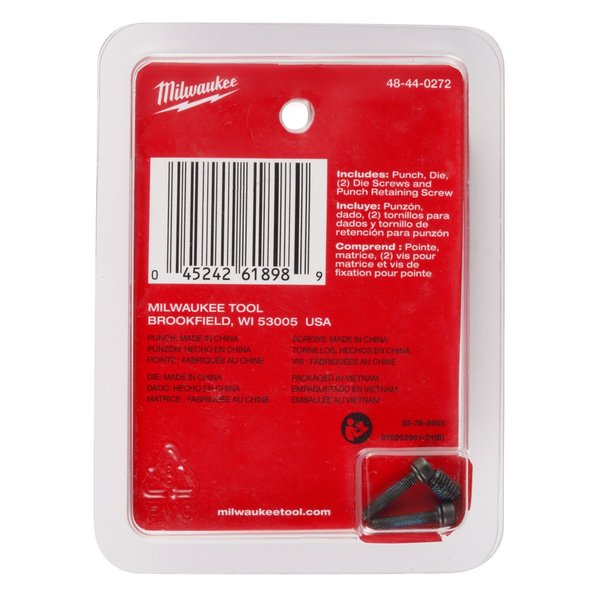 Punch and Die Set for M12 FUEL 16 Gauge Nibbler