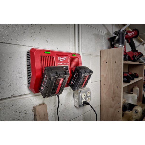 M18 Dual Bay Simultaneous Rapid Battery Charger