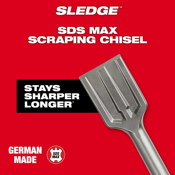 SDS-MAX SLEDGE Scraping Chisel