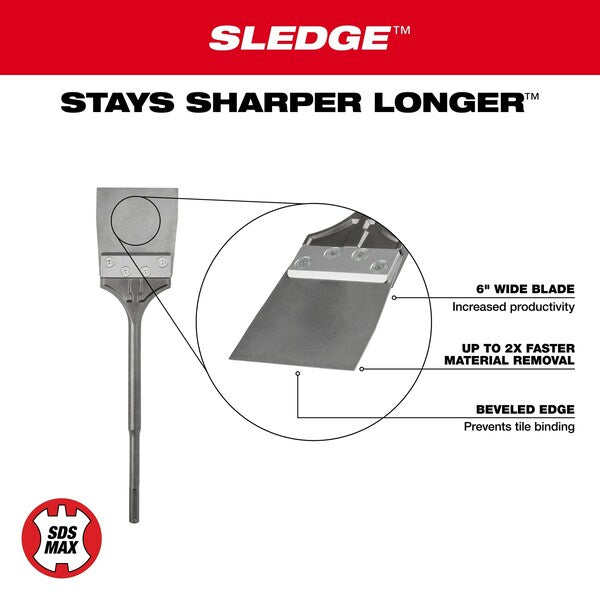 SDS-MAX SLEDGE Floor Scraper