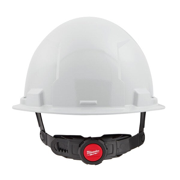 Front Brim White Front Brim Hard Hat w/6pt Ratcheting Suspension - Type 1, Class E, Type 1, Class E