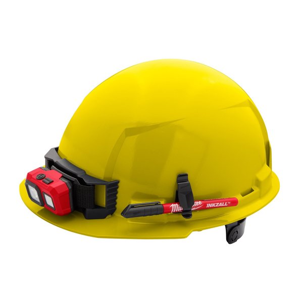 Front Brim Yellow Front Brim Hard Hat w/6pt Ratcheting Suspension - Type 1, Class E