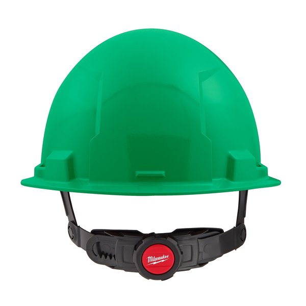 Front Brim Green Front Brim Hard Hat w/6pt Ratcheting Suspension - Type 1, Class E, Type 1, Class E