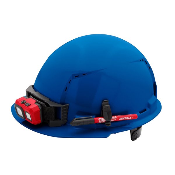 Front Brim Blue Front Brim Vented Hard Hat w/6pt Ratcheting Suspension - Type 1, Class C