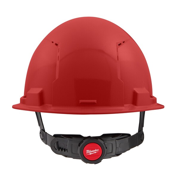 Front Brim Red Front Brim Vented Hard Hat w/6pt Ratcheting Suspension - Type 1, Class C