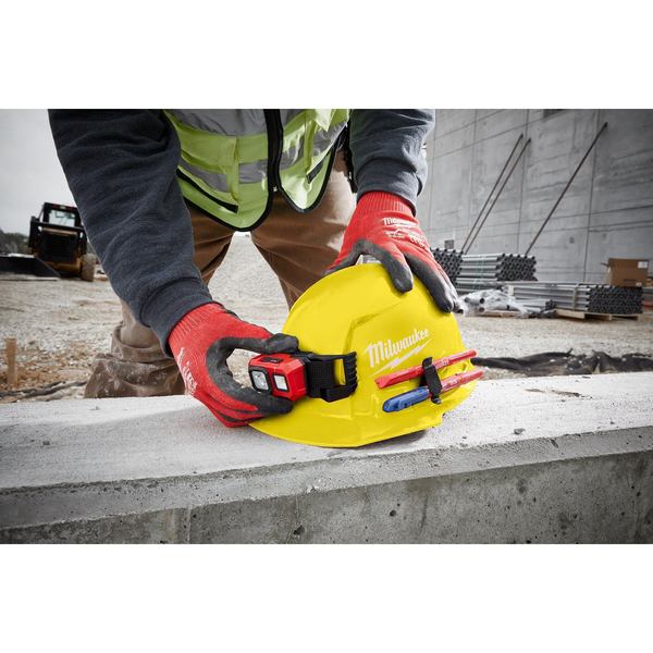 Front Brim Black Front Brim Vented Hard Hat w/6pt Ratcheting Suspension - Type 1, Class C